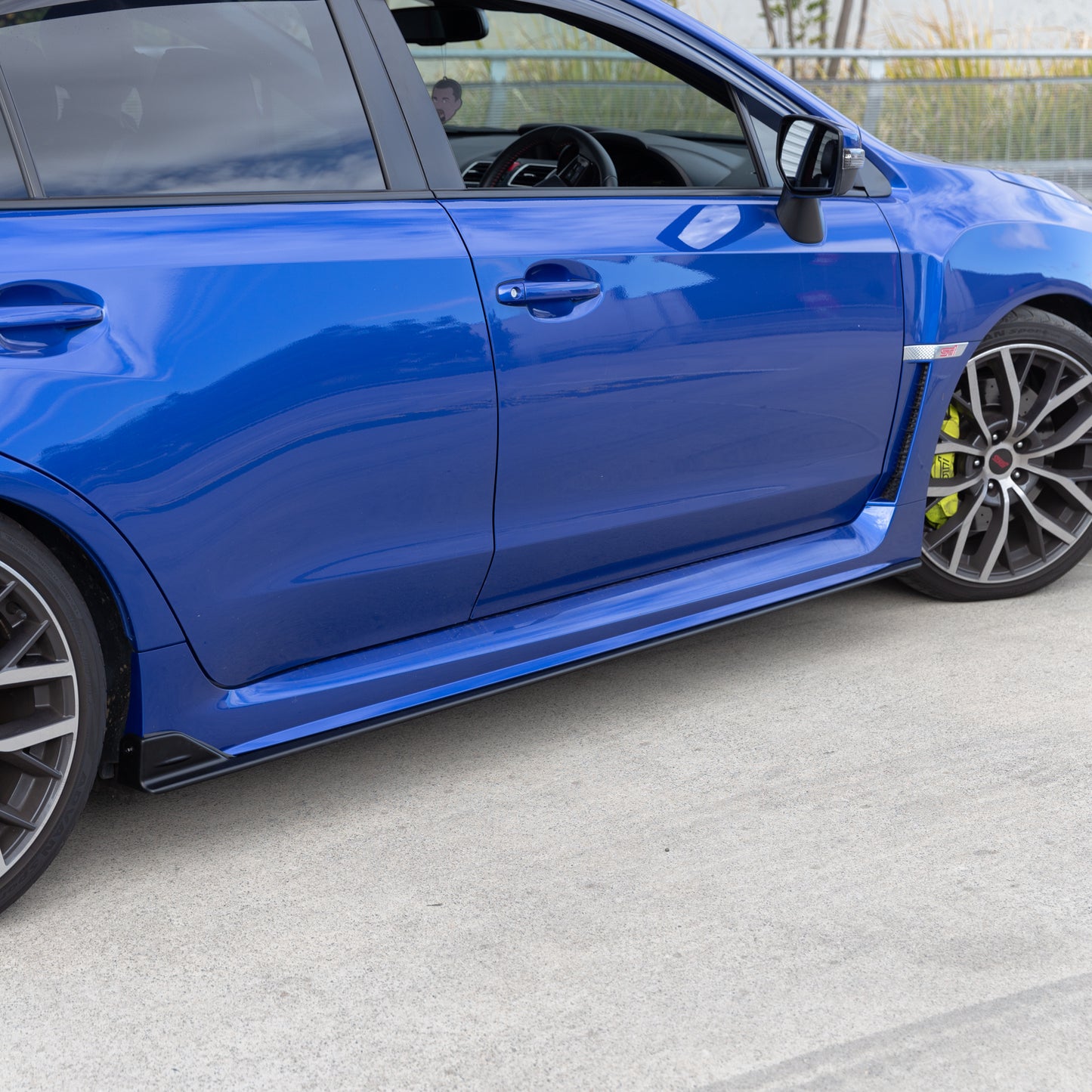 DMAKER STI-Spec Side Skirts/Under Spoiler For 2015-2021 Subaru WRX/STI VA [Matte Black]