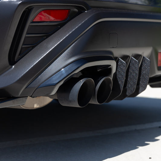 DMAKER OE-Spec Exhaust Finishers - Full Replacements For 2022+ Subaru WRX VB [Paint Matched]