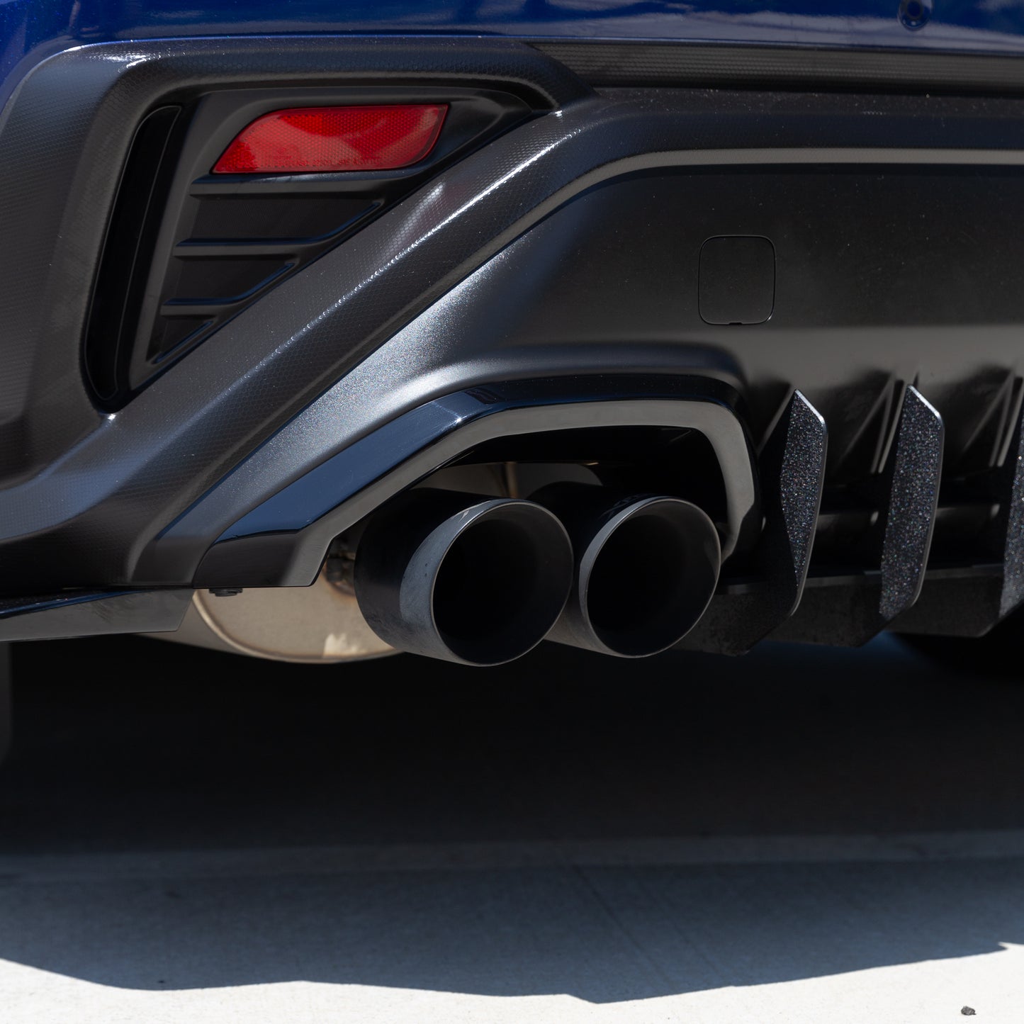 DMAKER OE-Spec Exhaust Finishers - Full Replacements For 2022+ Subaru WRX VB [Paint Matched]