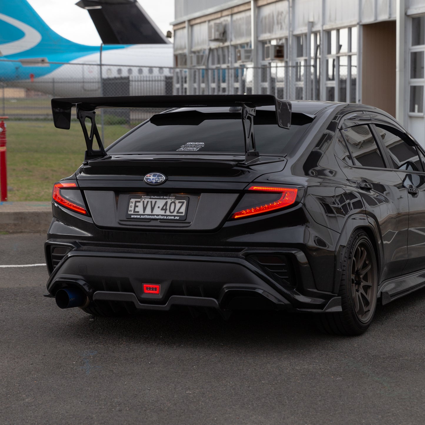 DMAKER VRS Euro-Spec GT-Wing Spoiler For 2022+ Subaru WRX VB [Carbon Fibre]