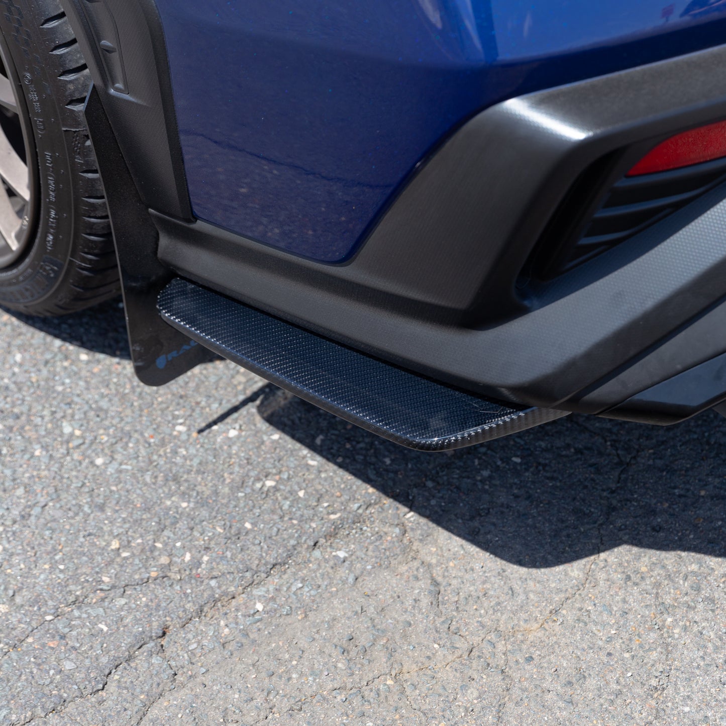 DMAKER STI-Spec Rear Side Spats/Under Spoiler For 2022+ Subaru WRX VB [Carbon Fibre]