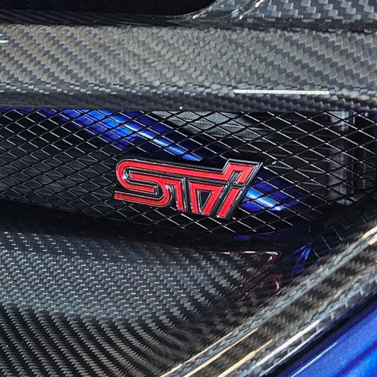 SUBARU CORPORATION OEM STI Front Grille Emblem (Suitable For Mesh Grille) For 2022+ Subaru WRX VB/VN [93013VA1XX]