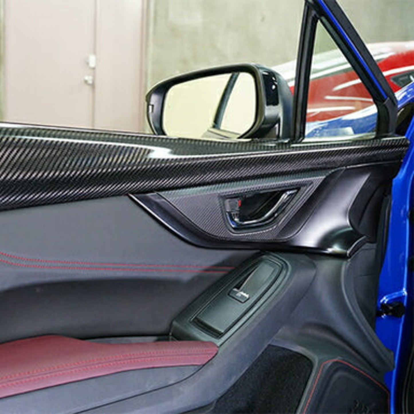 AXIS PARTS Front Inner Door Trim Covers For 2022+ Subaru WRX VB/VN [Dry Carbon Fibre]