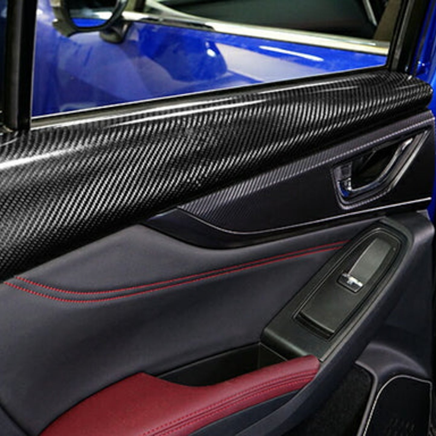 AXIS PARTS Rear Inner Door Trim Covers For 2022+ Subaru WRX VB/VN [Dry Carbon Fibre]