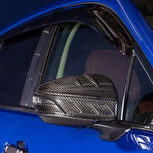 AXIS PARTS Mirror Covers - Carbon Stick-On Covers For 2022+ Subaru WRX VB/VN [Dry Carbon Fibre]