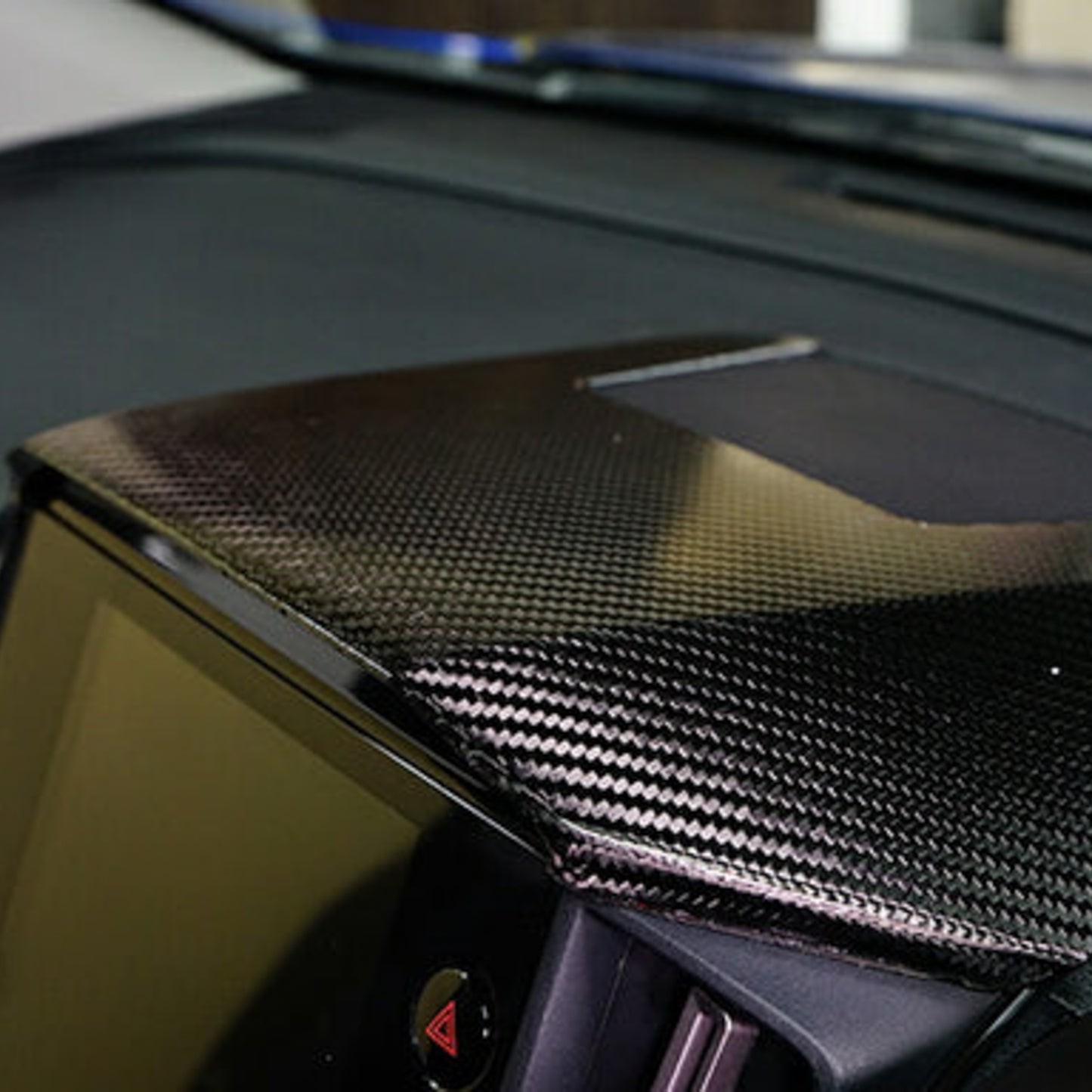 AXIS PARTS Centre Information Display Hood Cover For 2022+ Subaru WRX VB/VN [Dry Carbon Fibre]