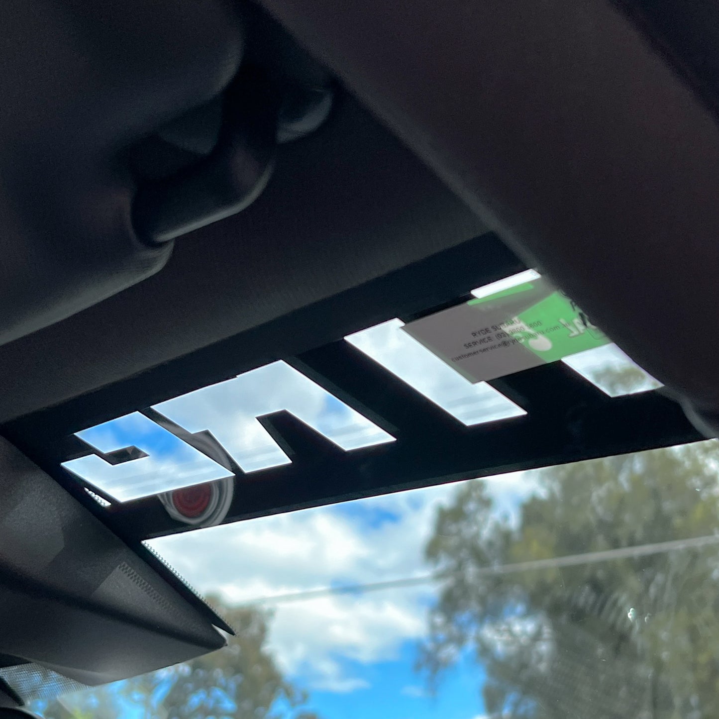 STREET ELEMENT Negative Cut Out Sunstrip Banner (Suitable For Non-Eyesight) For 2022+ Subaru WRX VB/VN