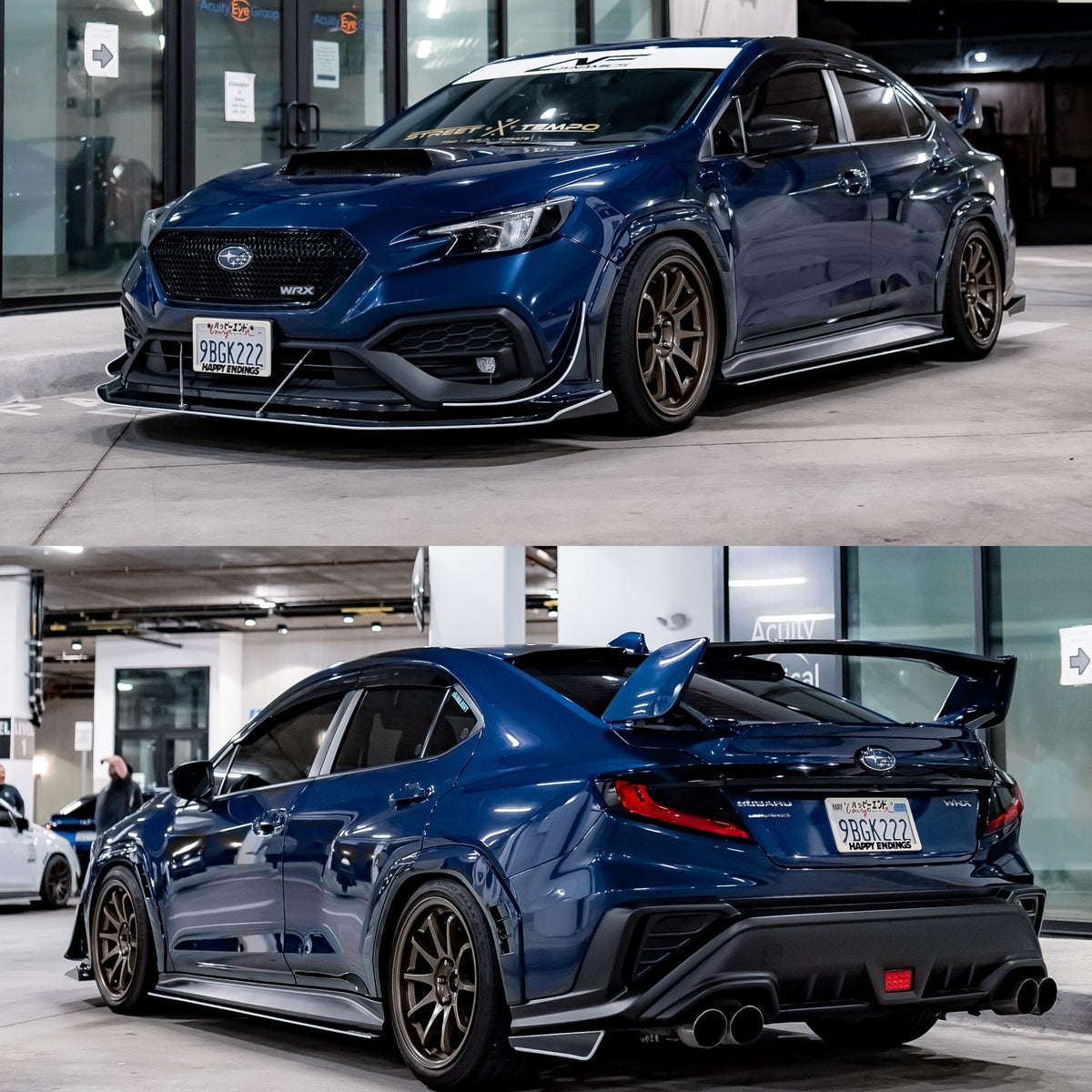 AEROFLOW DYNAMICS S-Spec Paint Matched Fender Flares +10mm For 2022+ Subaru WRX VB [Paint Matched]