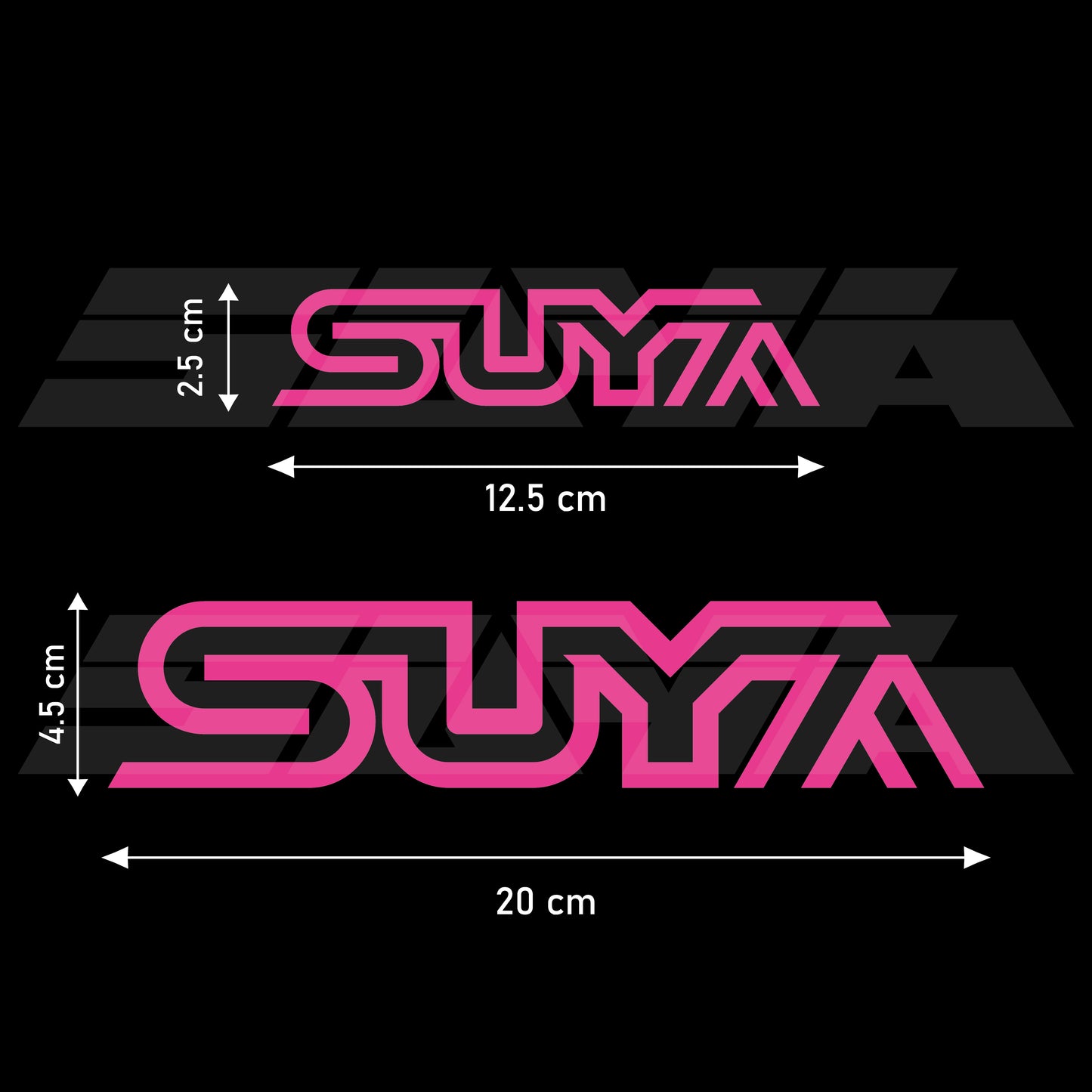 SUYA "SUYA STI" Car Vinyl Decal/Sticker For Subaru BRZ/Levorg/WRX & Other Models