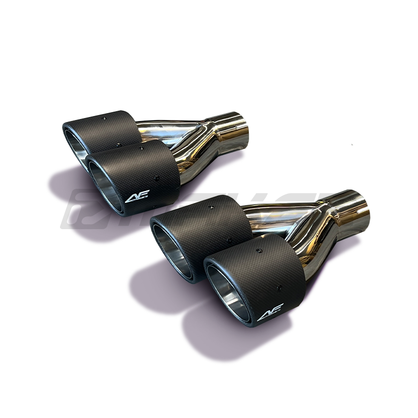 AEROFLOW DYNAMICS Stainless Steel Double Wald 4" Axle Back Exhaust For 2022+ Subaru WRX VB