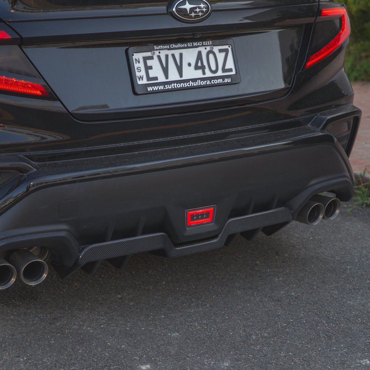 DMAKER D-Spec Rear Under Diffuser For 2022+ Subaru WRX VB [Carbon Fibre]