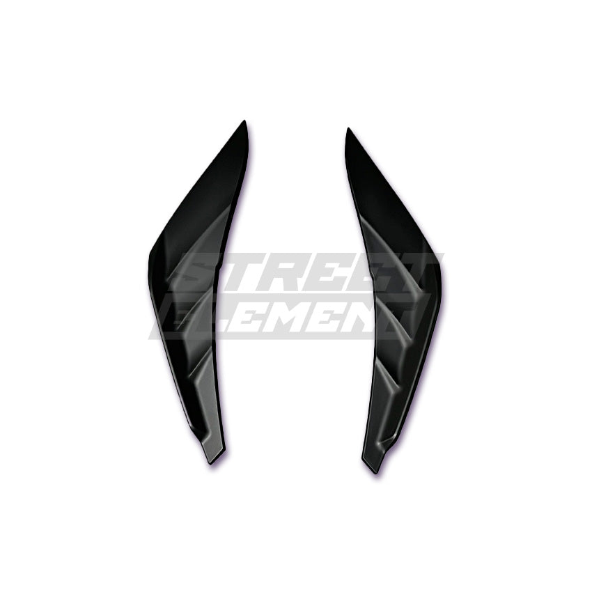 STREET ELEMENT GR Style Rear Side Spoiler For 2022+ Subaru BRZ ZD8 / Toyota GR86 ZN8 [Matte Black]