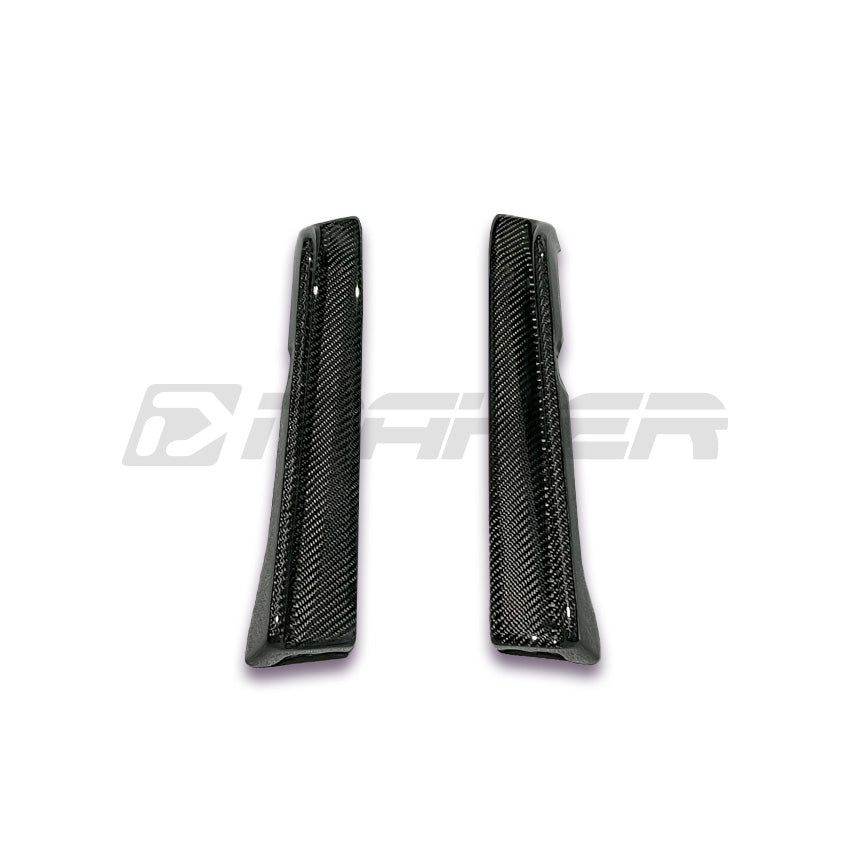 DMAKER STI-Spec Rear Side Spats/Under Spoiler For 2015-2021 Subaru WRX/STI VA [Matte Black]