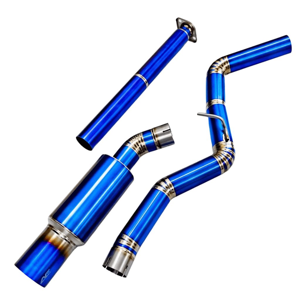 AEROFLOW DYNAMICS Full Titanium Single Exit 3" Cat Back Exhaust For 2015-2021 Subaru WRX/STI VA