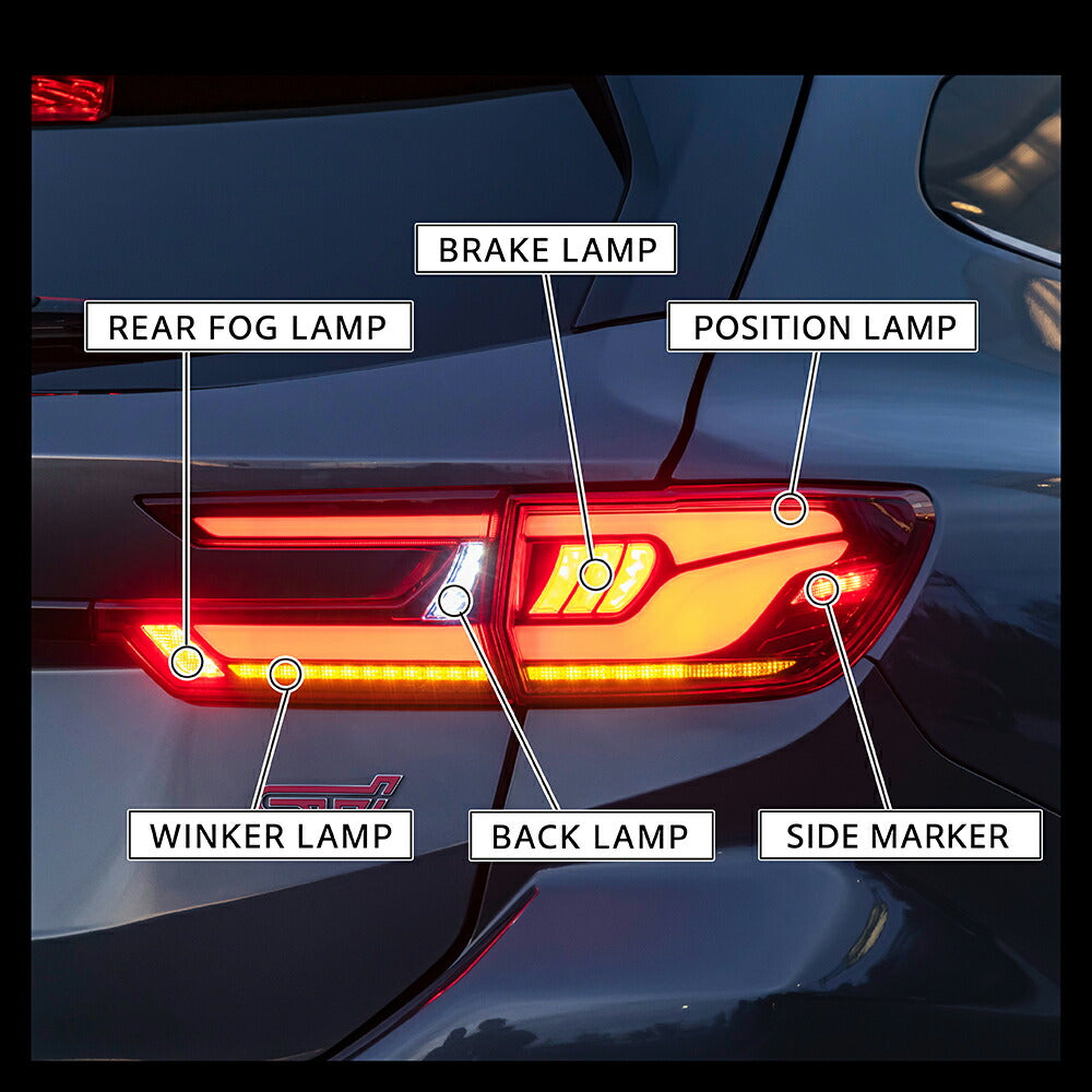 VALENTI Jewel LED Sequential Taillights ULTRA (Limited Release) For 2022+ Subaru WRX VN