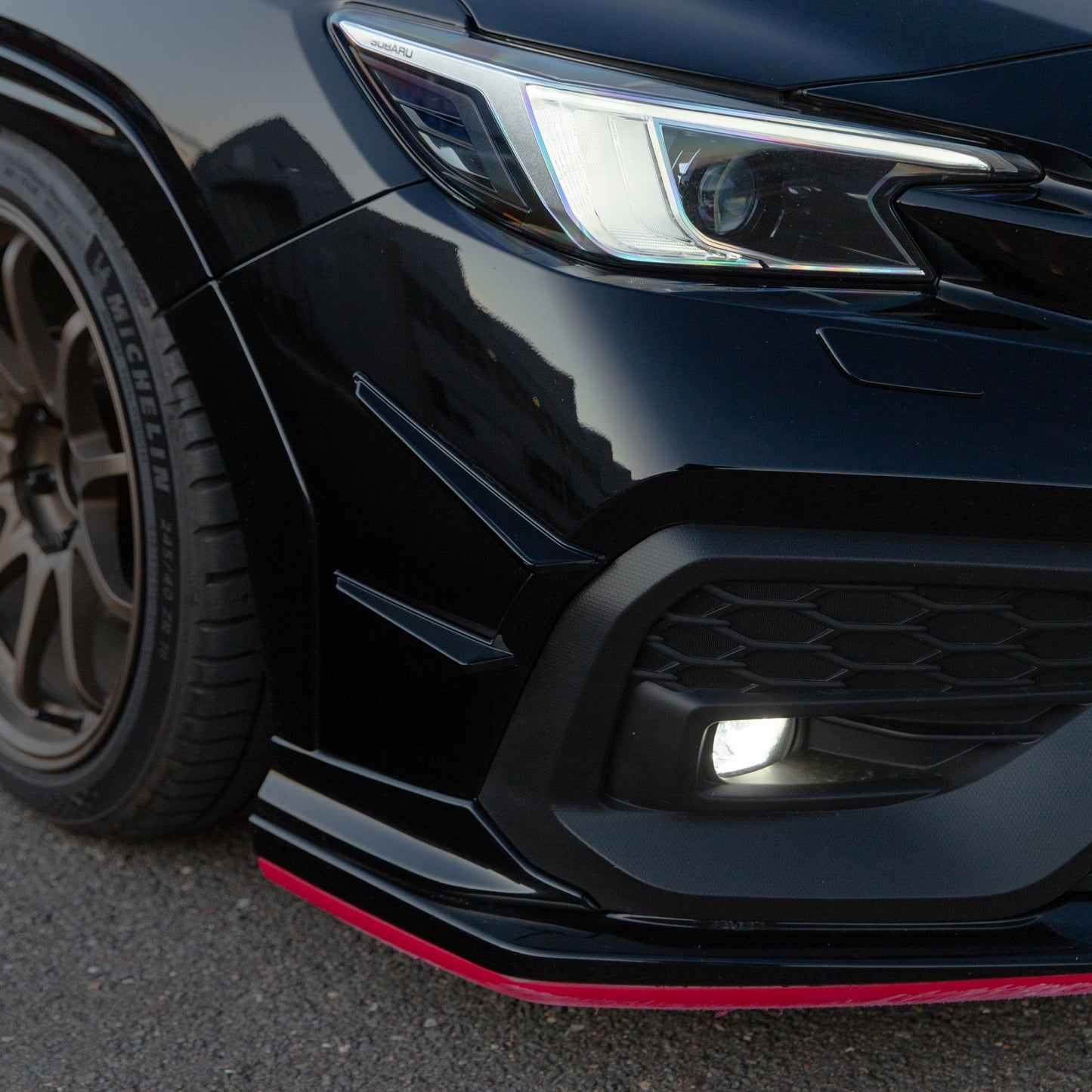 DMAKER STI-Spec Front Lip/Under Spoiler Add-On For 2022+ Subaru WRX VB/VN