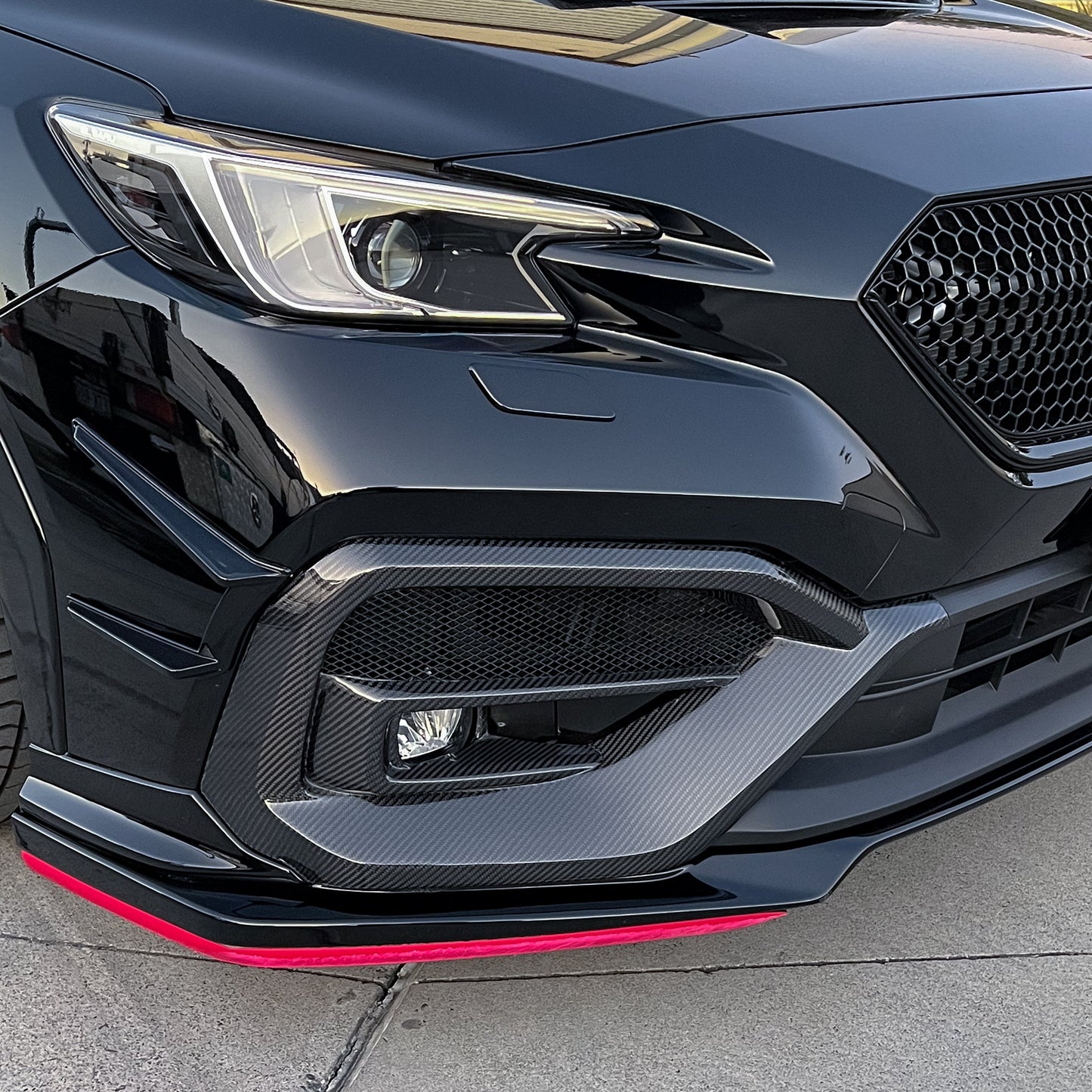 DMAKER D-Spec Fog Light Bezel Replacements For 2022+ Subaru WRX VB [Carbon Fibre]