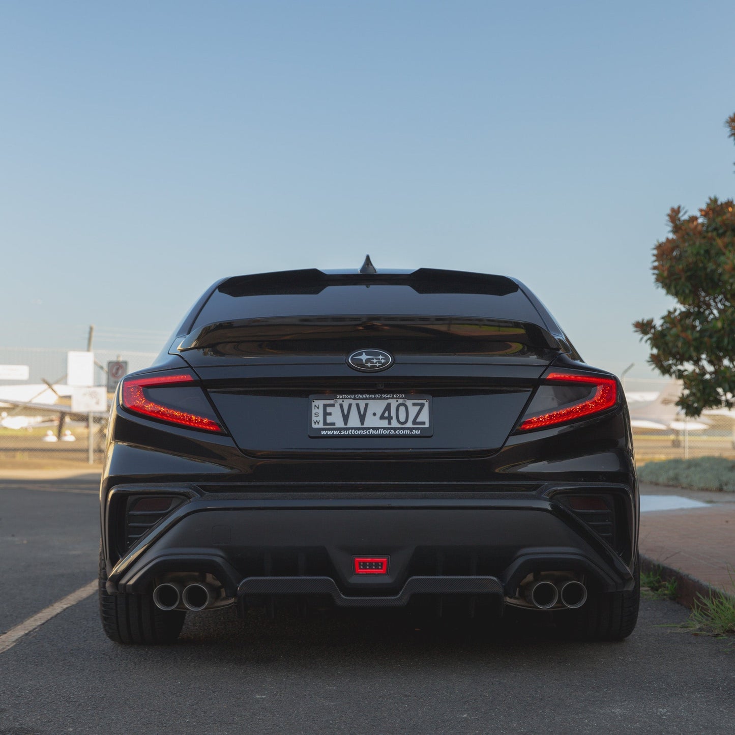 DMAKER D-Spec Rear Under Diffuser For 2022+ Subaru WRX VB [Paint Matched]