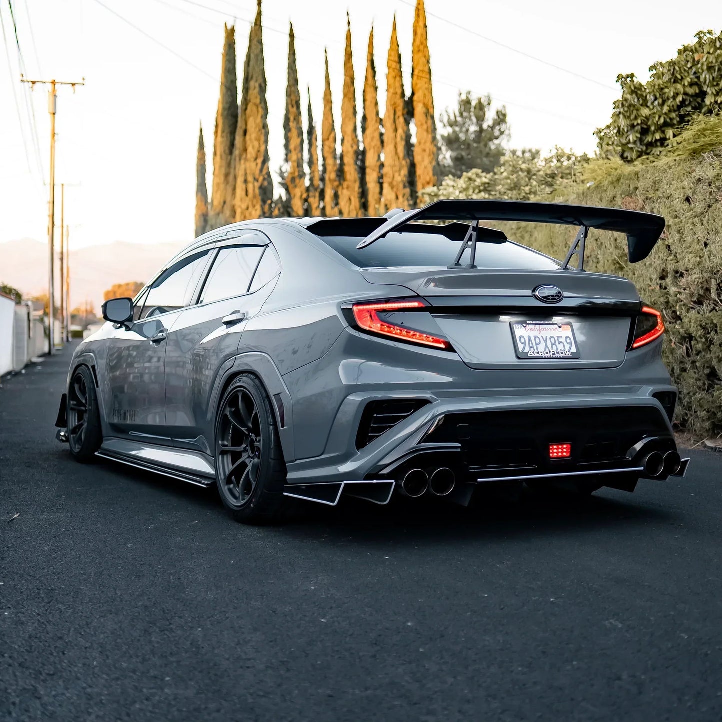 DMAKER STI-Spec Swan Neck GT-Wing Spoiler For 2022+ Subaru WRX VB [Paint Matched]